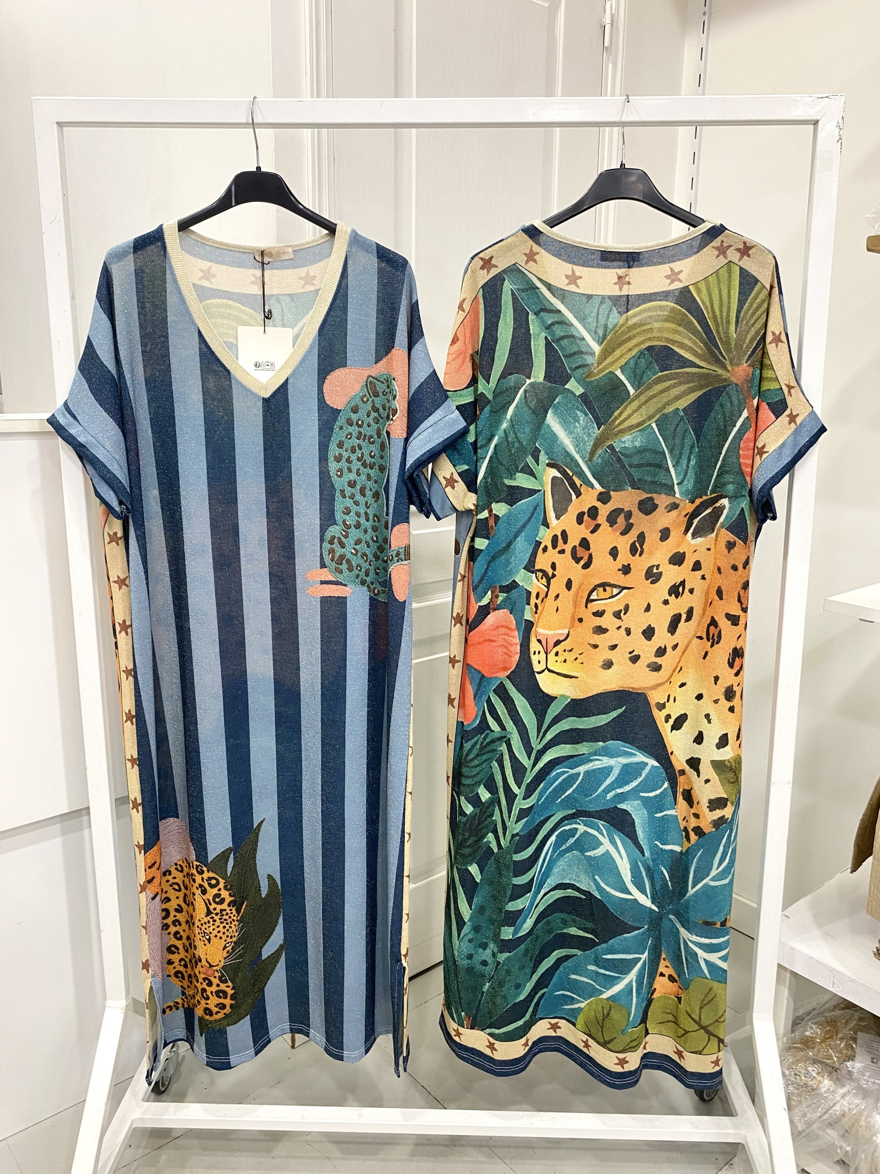 Grossiste NOS - Robe lurex imprimé