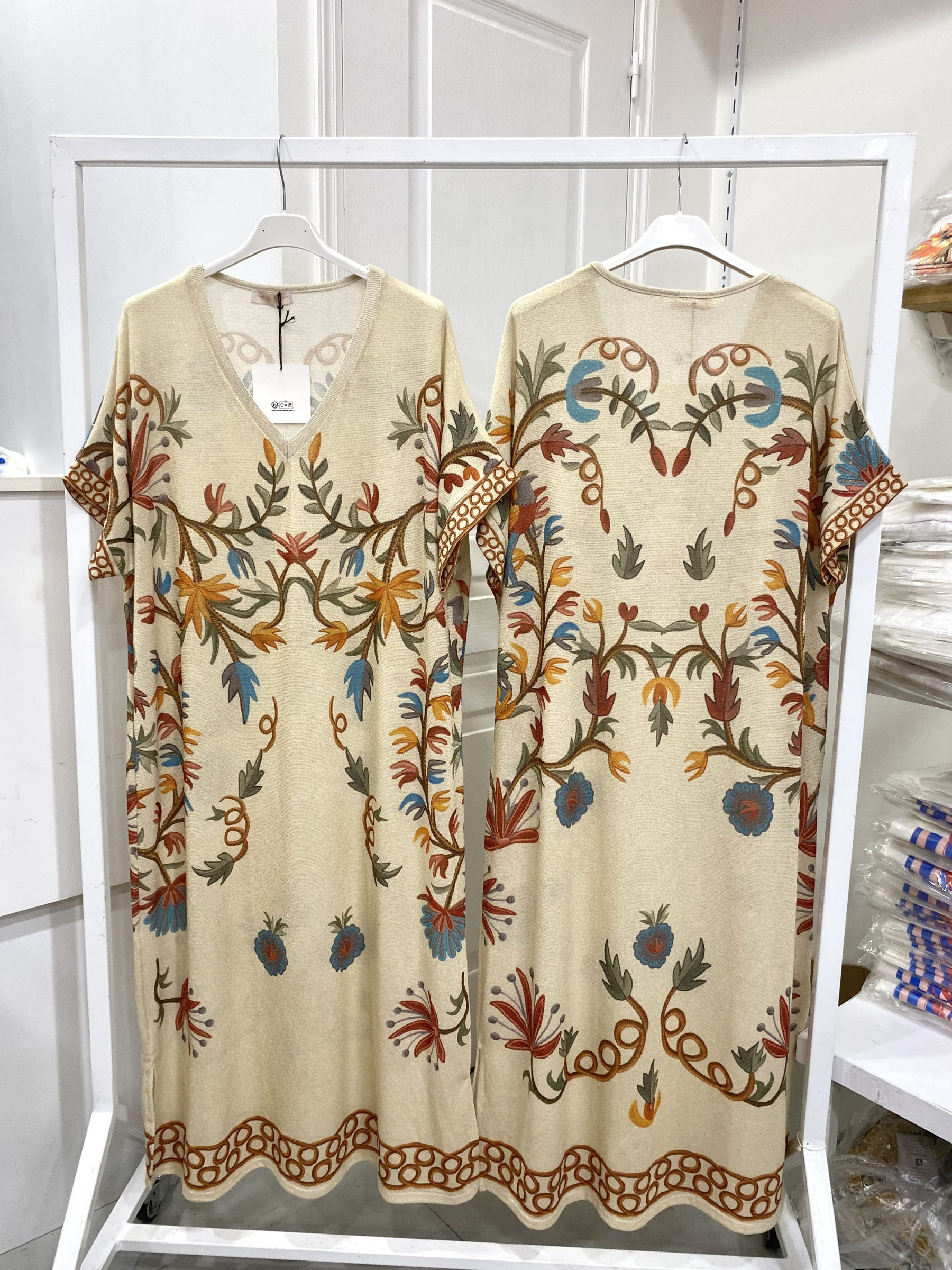 Grossiste NOS - Robe lurex imprimé
