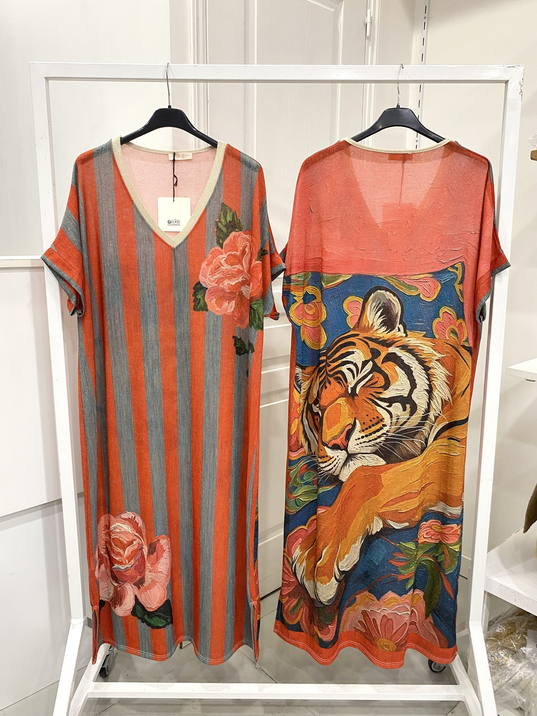 Grossiste NOS - Robe lurex imprimé