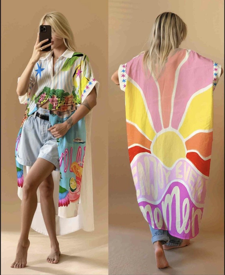 Mayorista NOS - Vestido estampado
