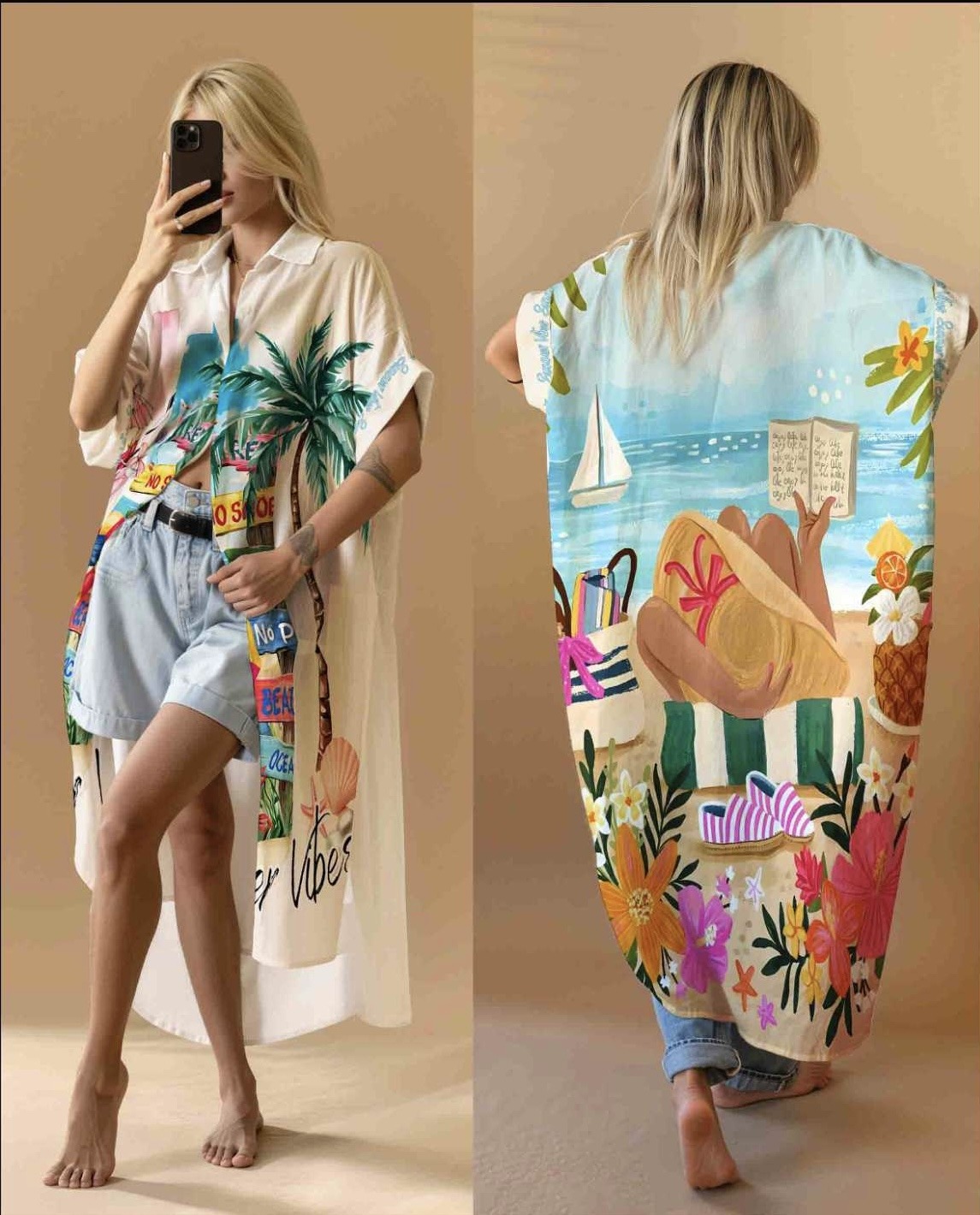 Großhändler NOS - Bedrucktes Kleid