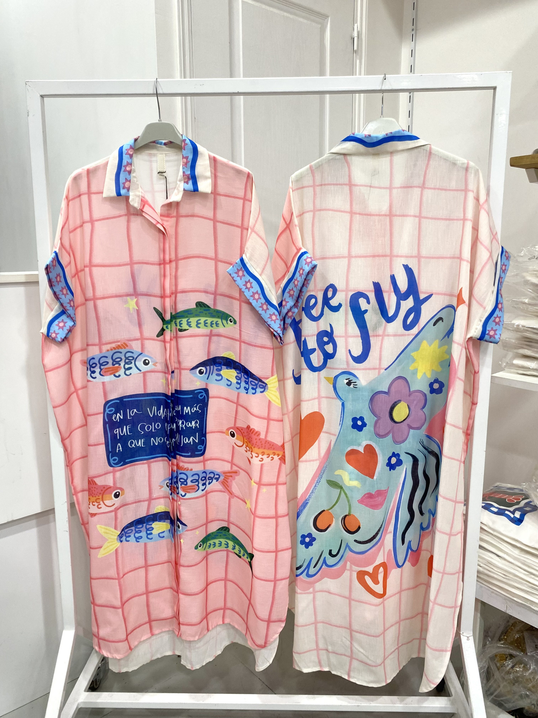 Großhändler NOS - Bedrucktes Kleid