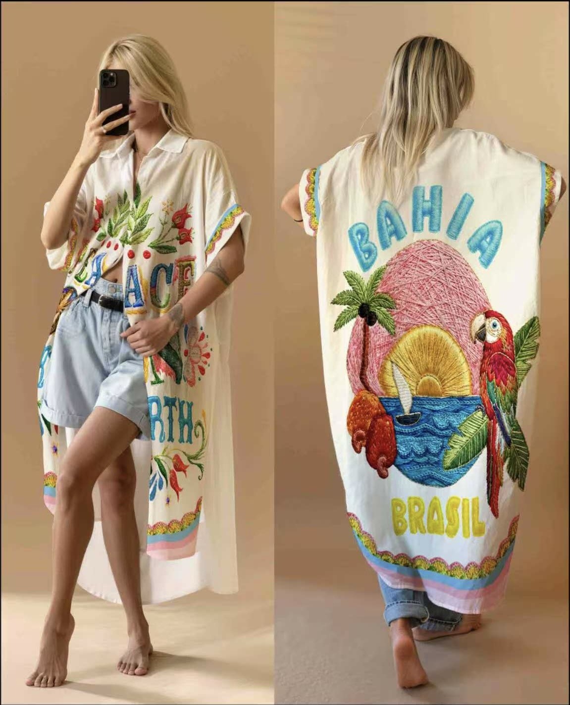 Mayorista NOS - Vestido estampado