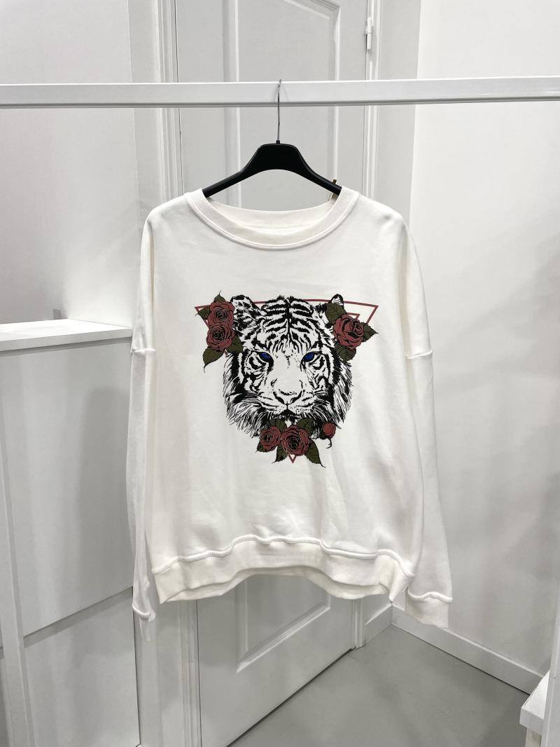 Grossiste NOS - Sweat à imprimé tiger