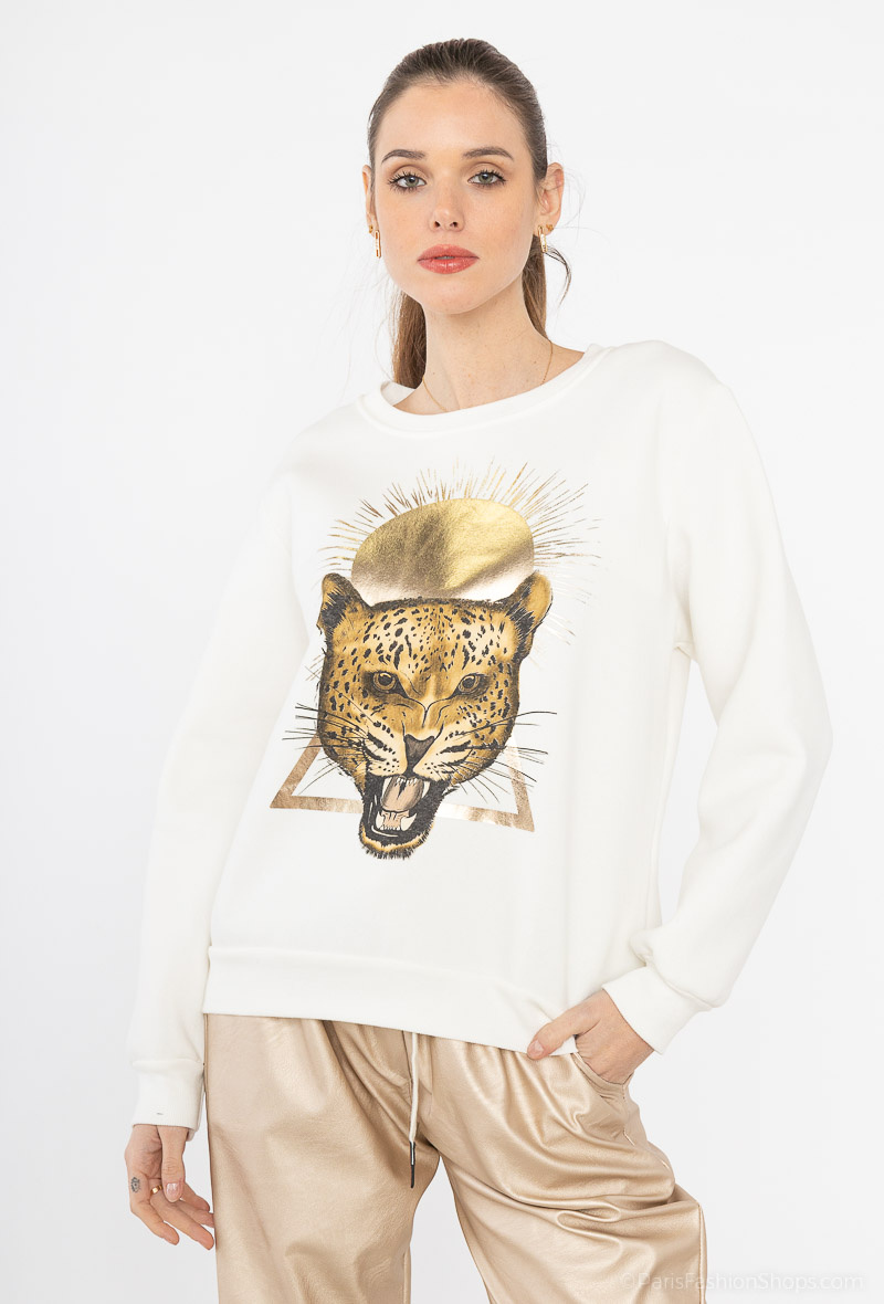 Grossiste NOS - Sweat " léopard "