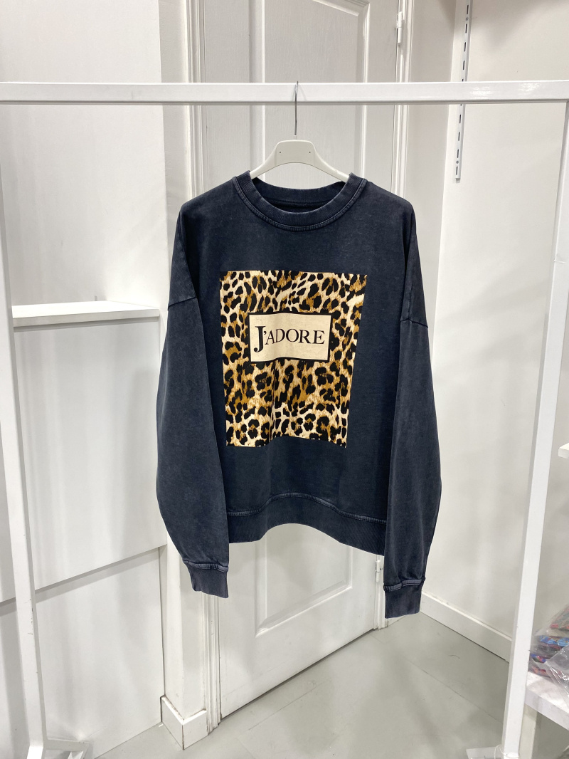 Grossiste NOS - Sweat délavé avec motif en coton épais