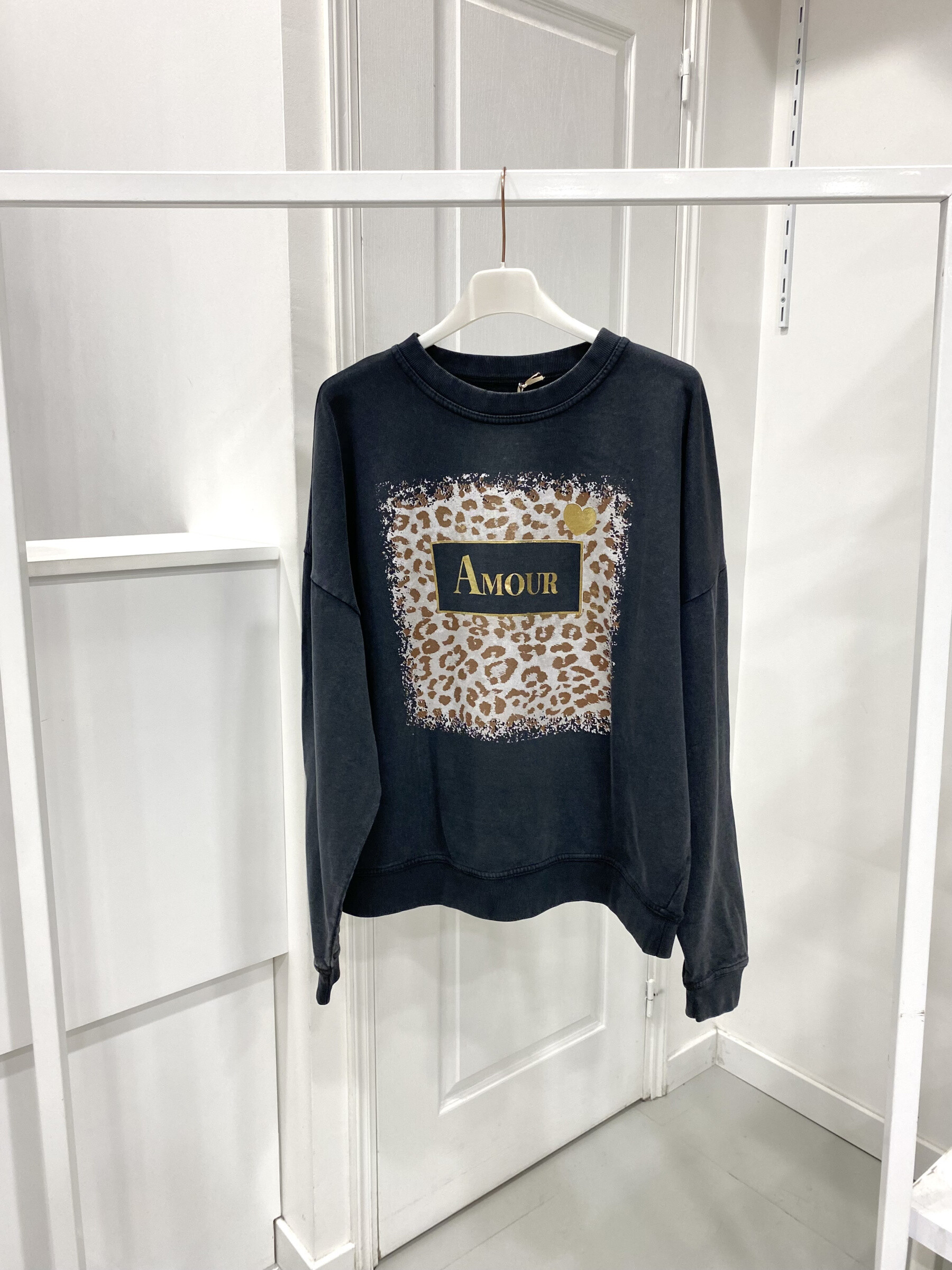 Grossiste NOS - Sweat en coton épais délavé avec motif