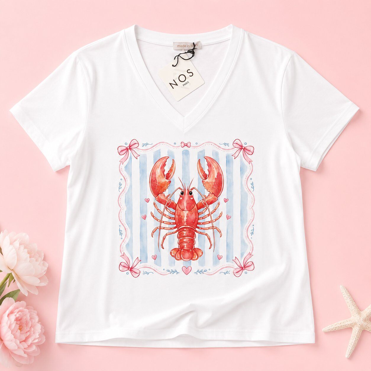 Großhändler NOS - T-Shirt mit Muster