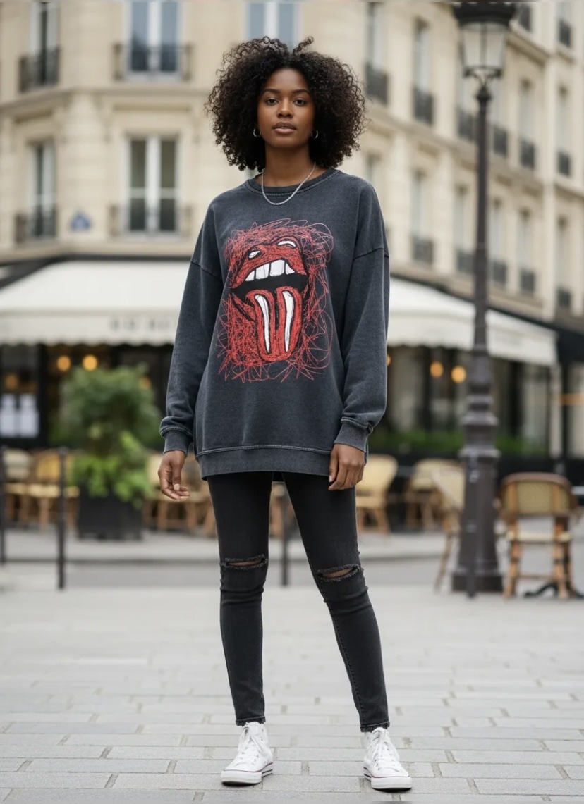 Wholesaler NOS - Faded long sweatshirt