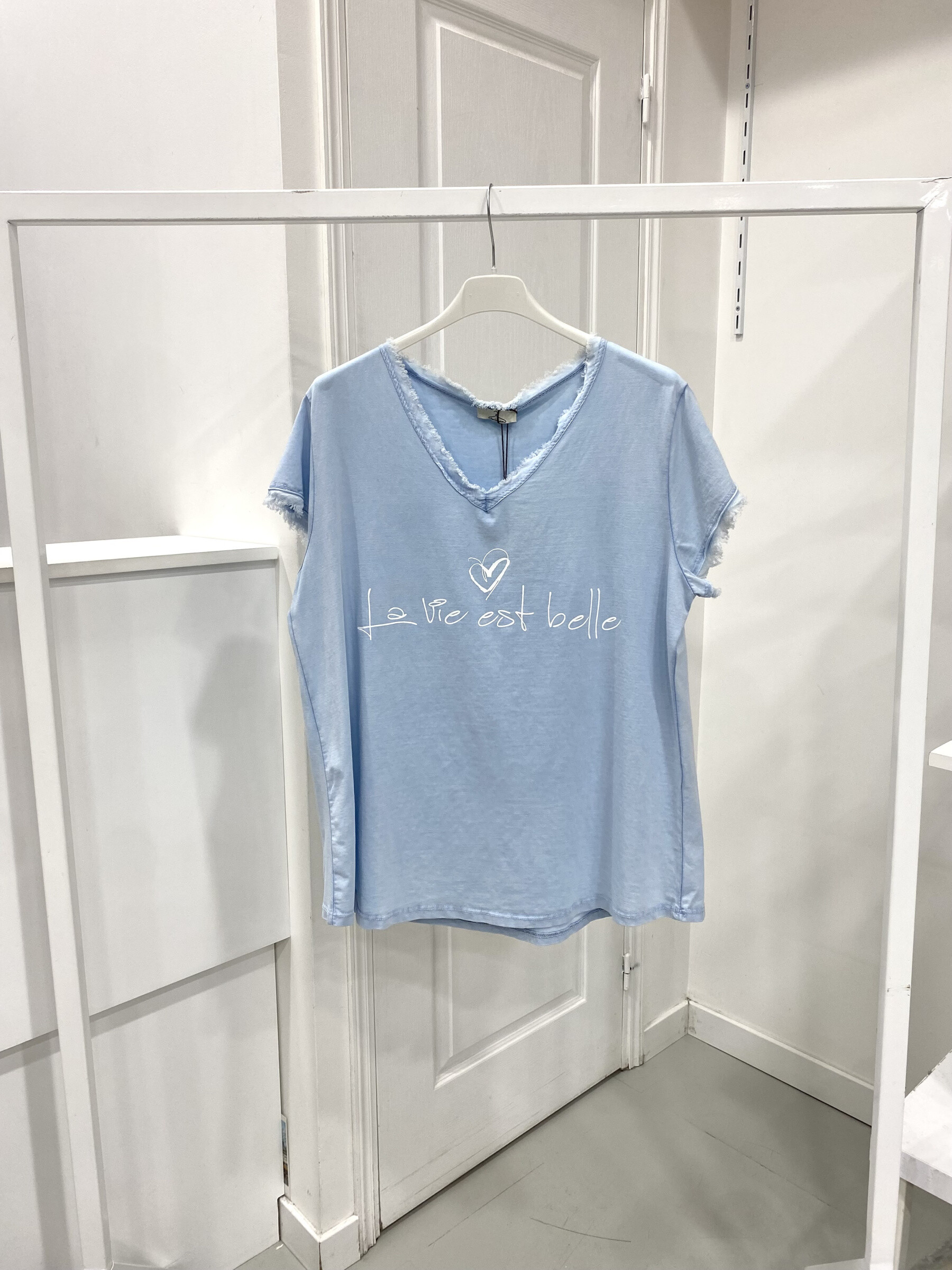 Grossista NOS - T - camicia "La vita è bellissima"