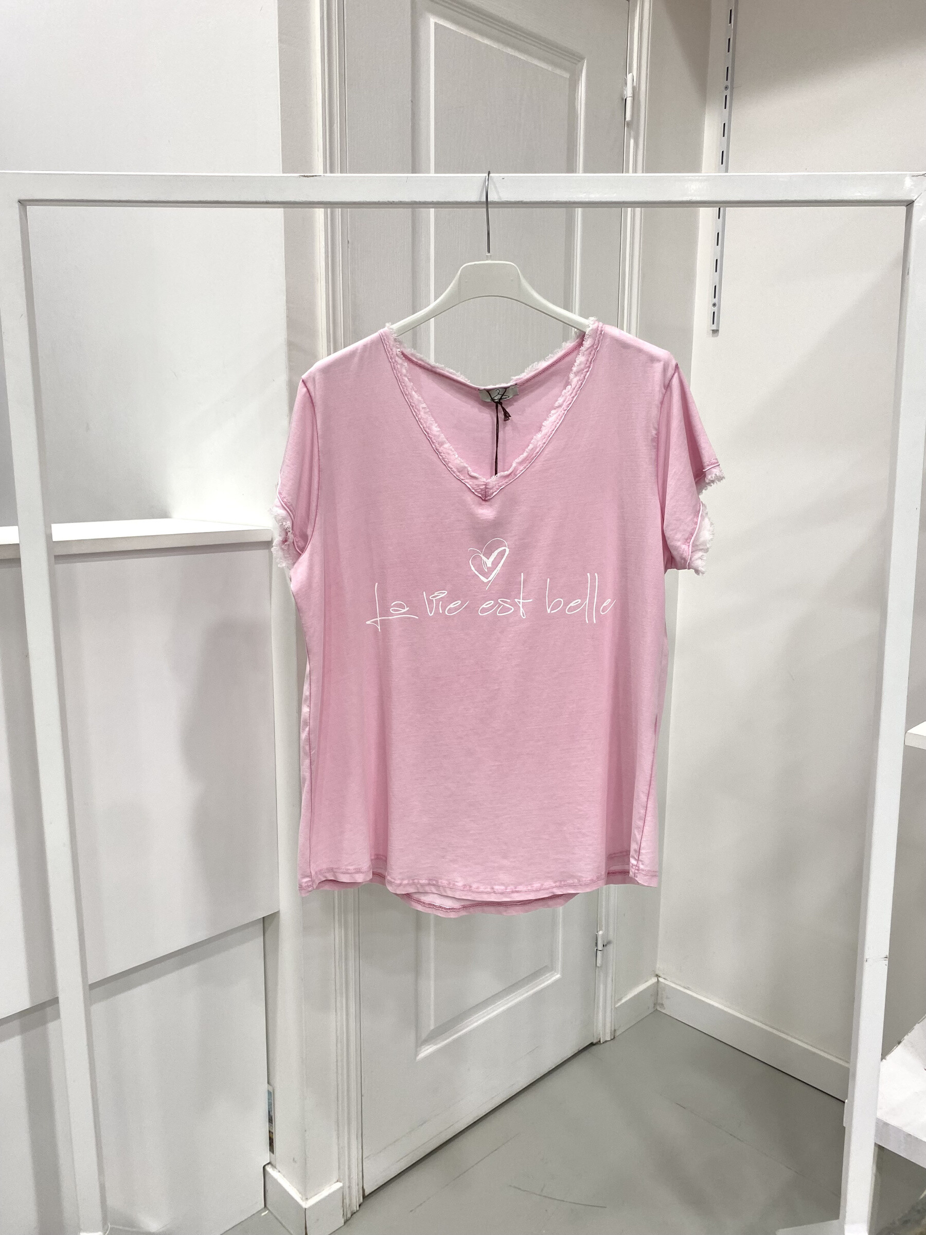 Grossista NOS - T - camicia "La vita è bellissima"