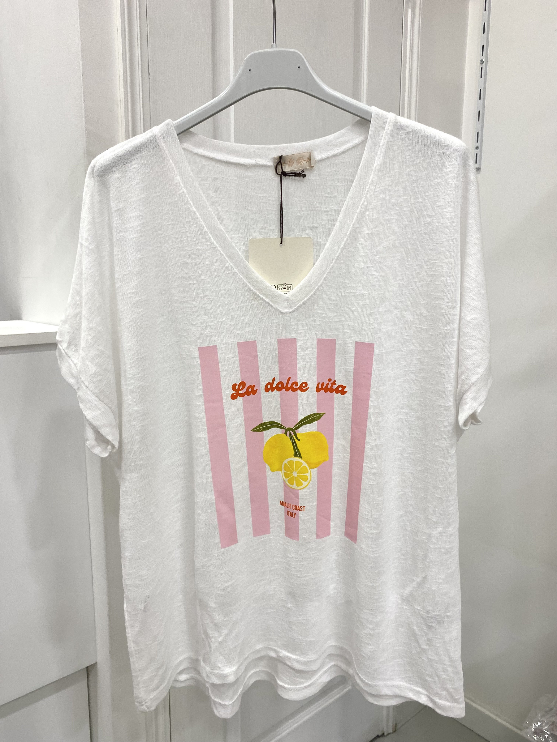 Mayorista NOS - Camiseta desteñida con estampado