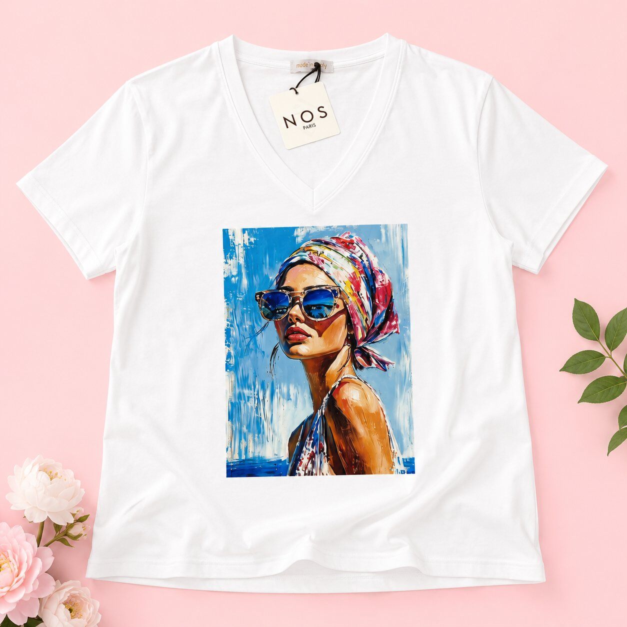 Großhändler NOS - T-Shirt mit Muster