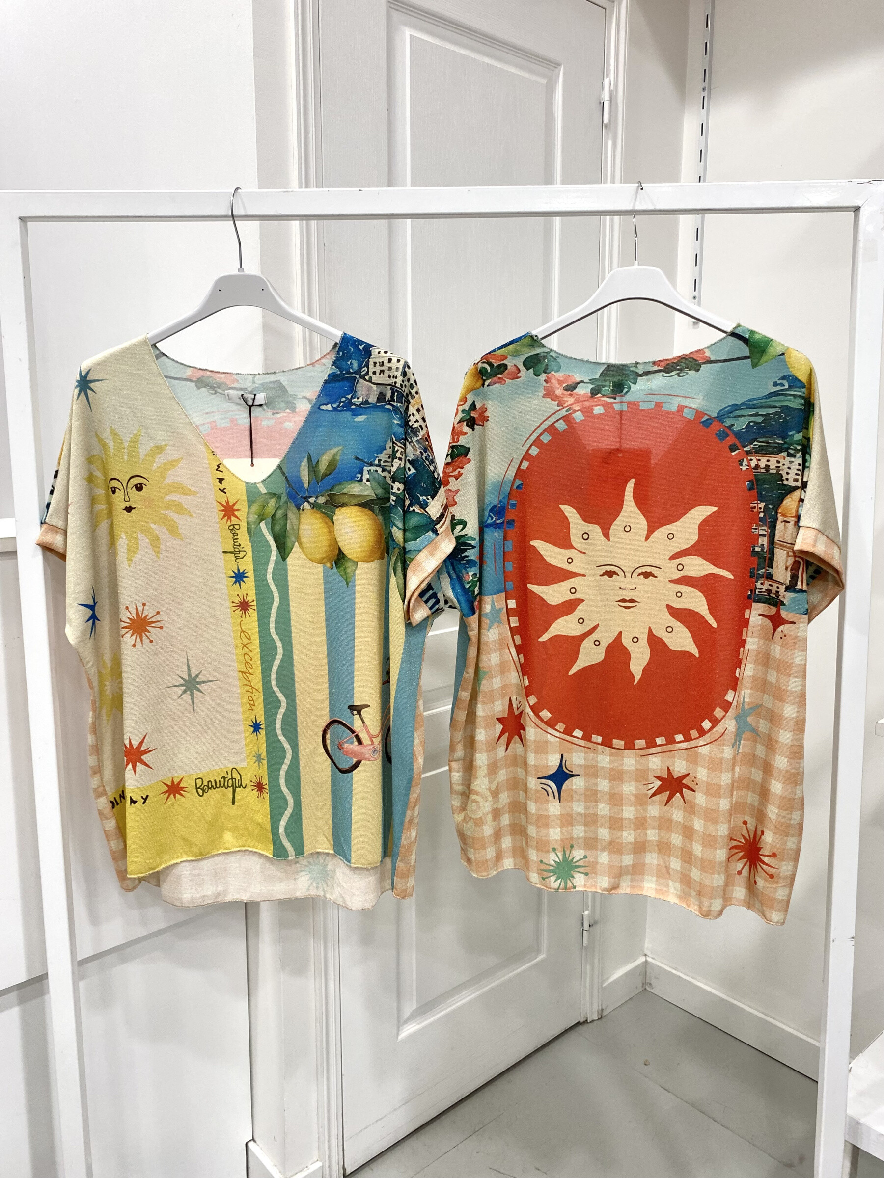 Grossiste NOS - Top lurex imprimé