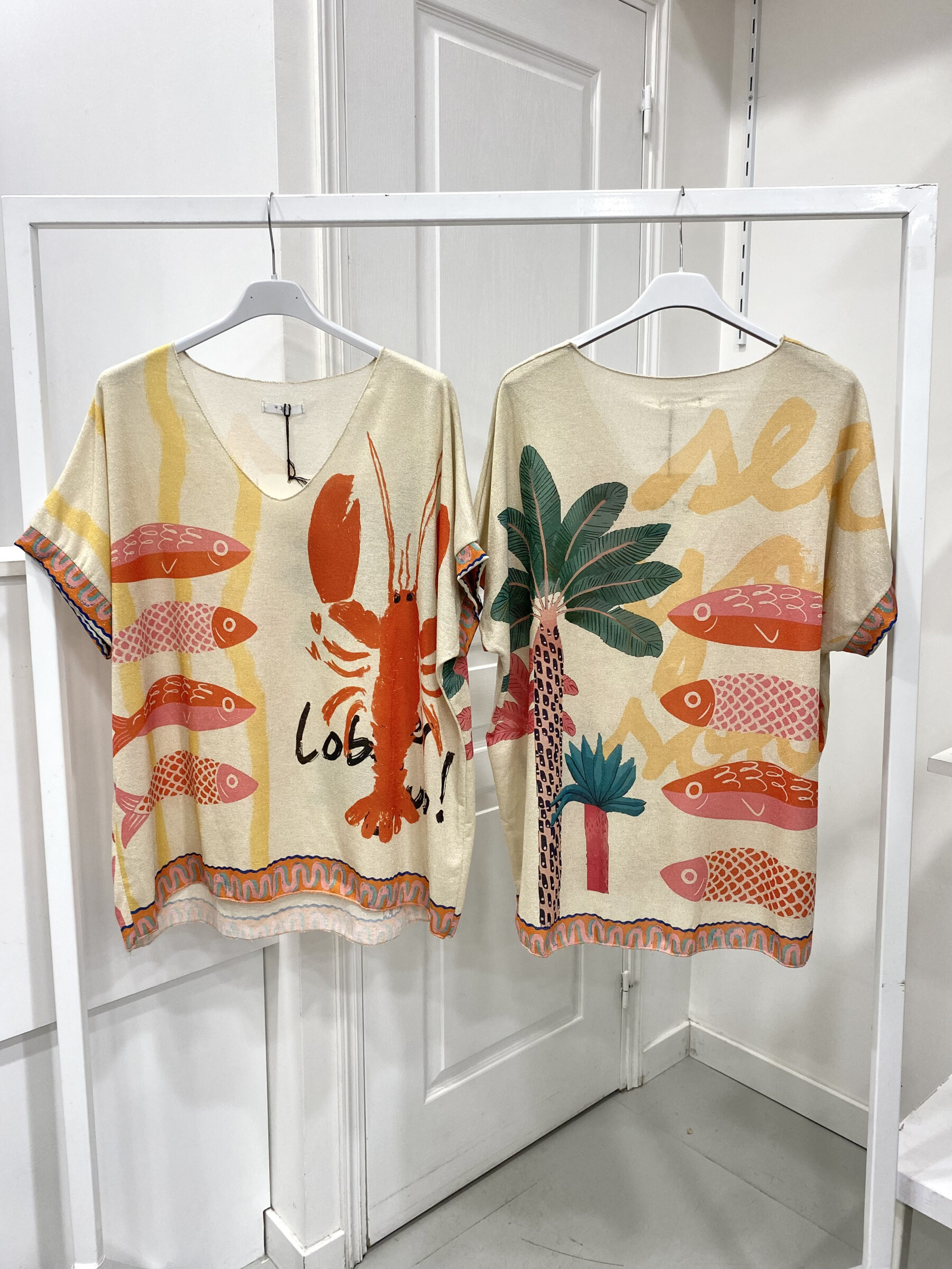 Wholesaler NOS - Top lurex printed