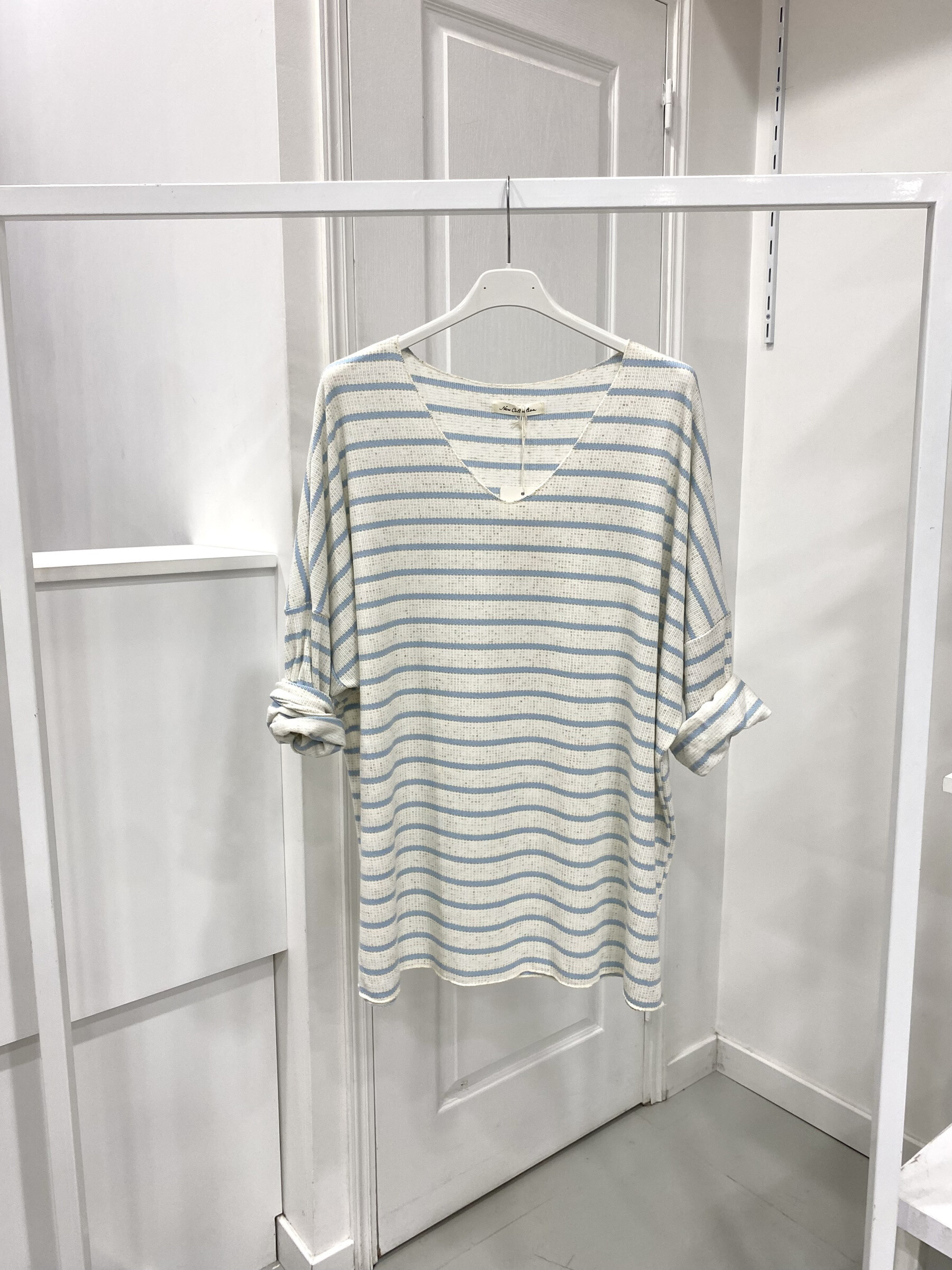 Wholesaler NOS - Lurex striped top