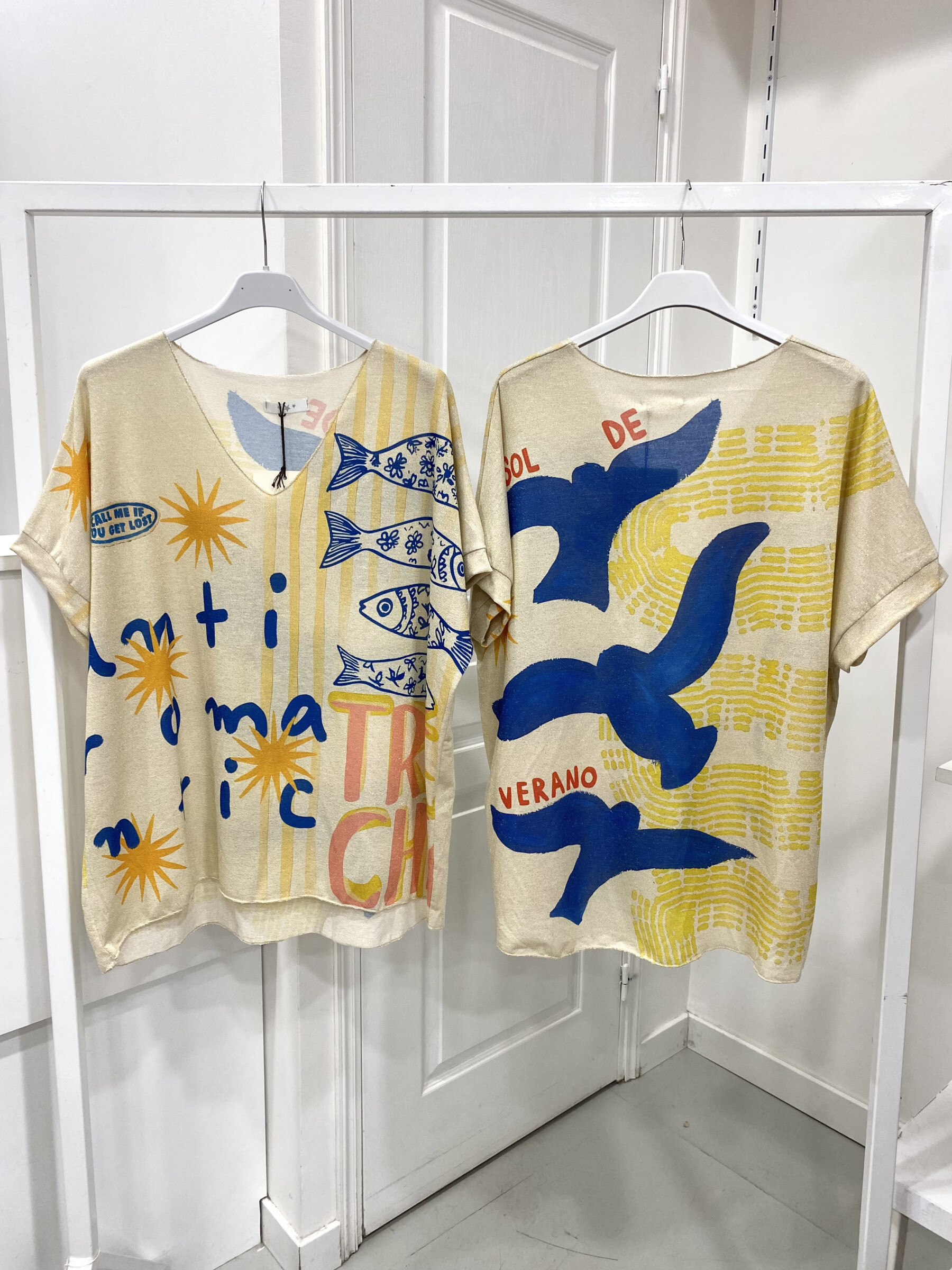 Wholesaler NOS - Top lurex printed