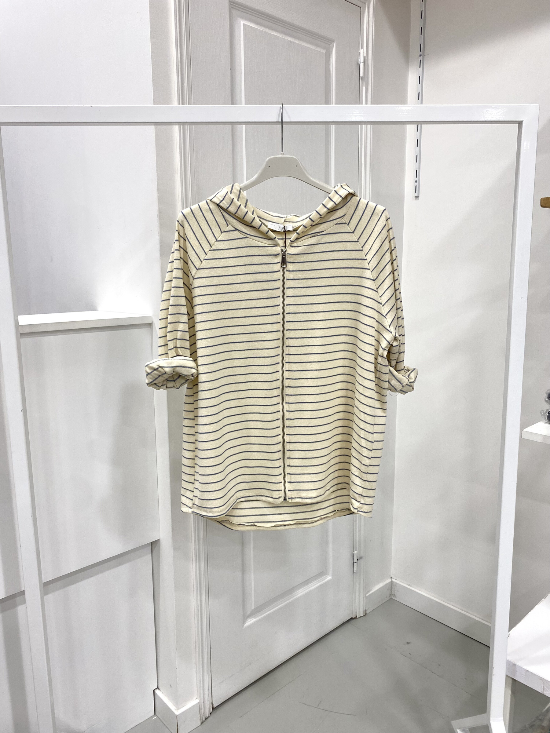 Grossista NOS - Giacca con zip a righe