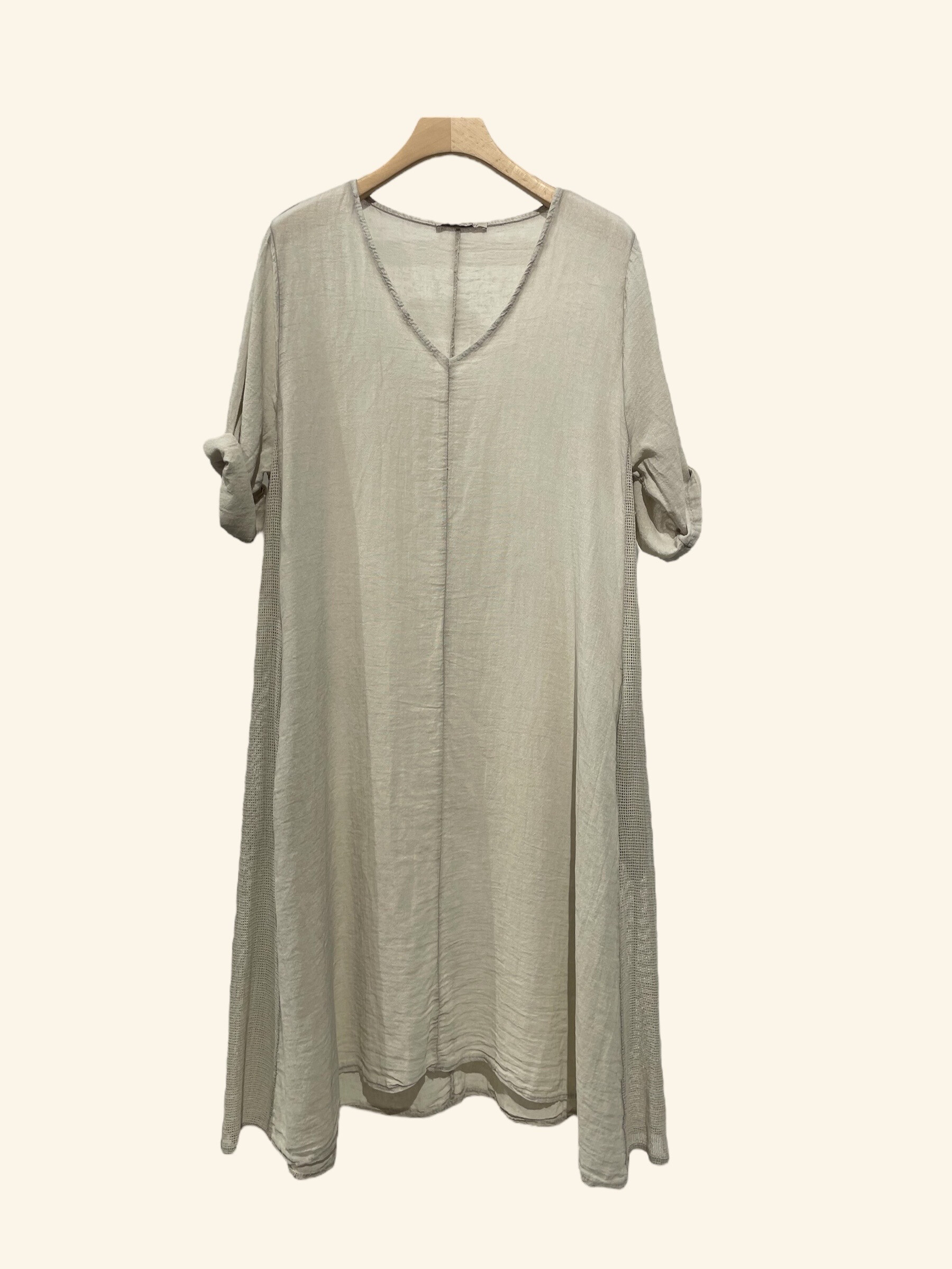 Grossista NOTA BENE - Stile chic-casuale di abiti cotton-Lin-Light
