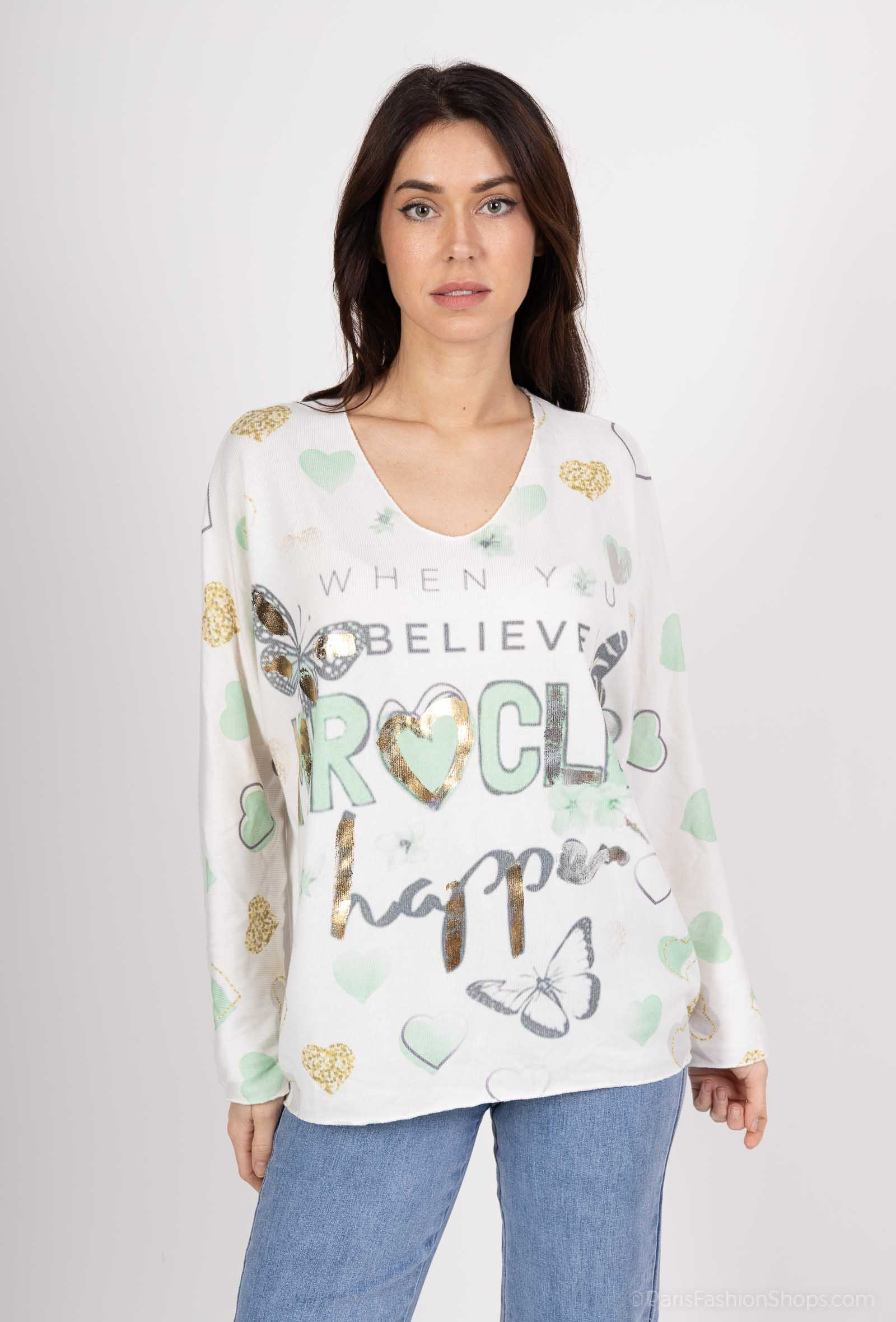 Mayorista NOTA BENE - Top estampado