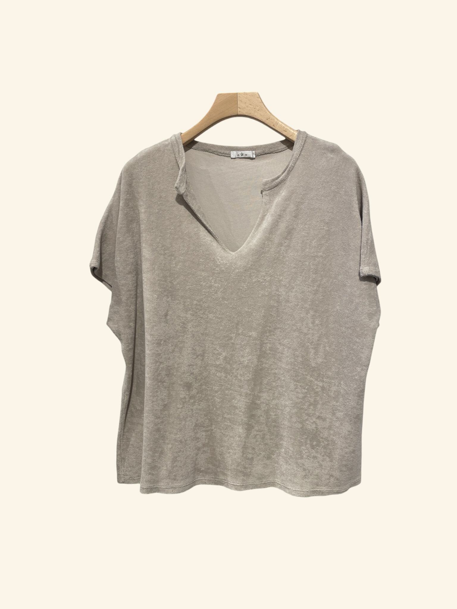 Wholesaler NOTA BENE - Tunisian V-Neck Terry Top