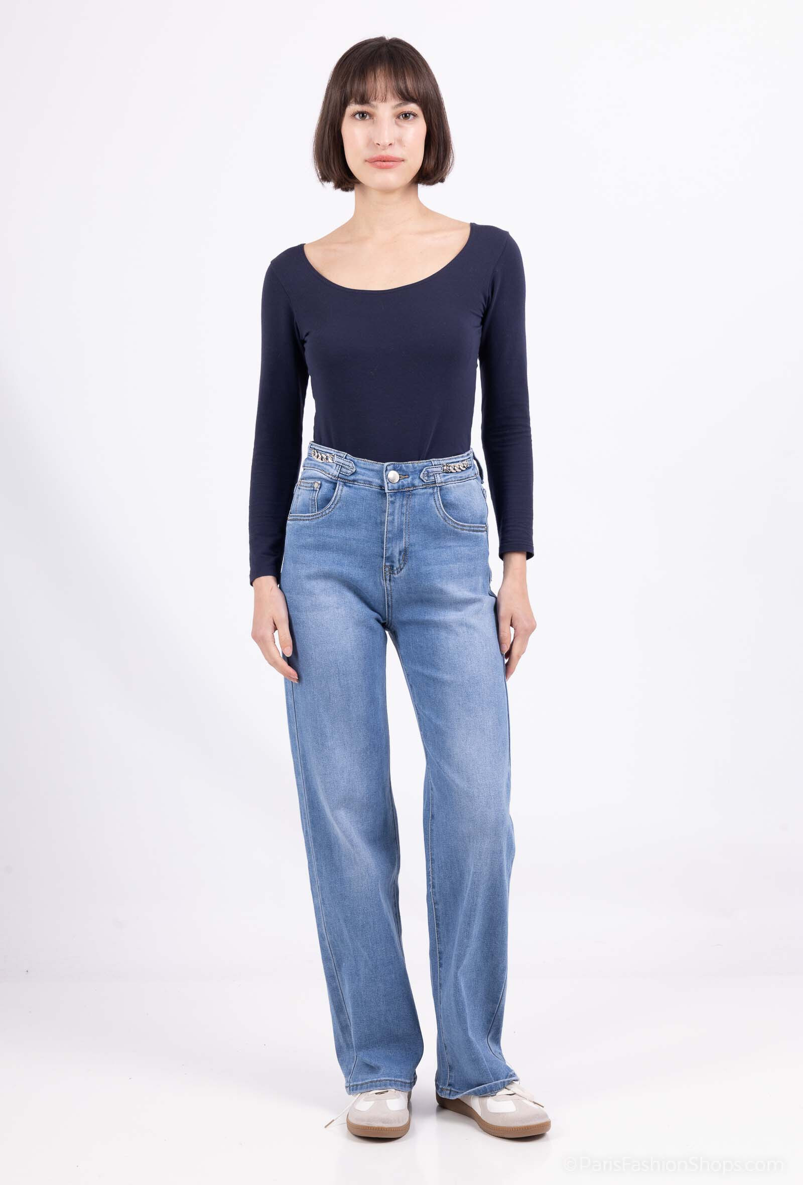 Wholesaler NOVO CREATION - NORMAL STYLE STRAIGHT FIT JEANS