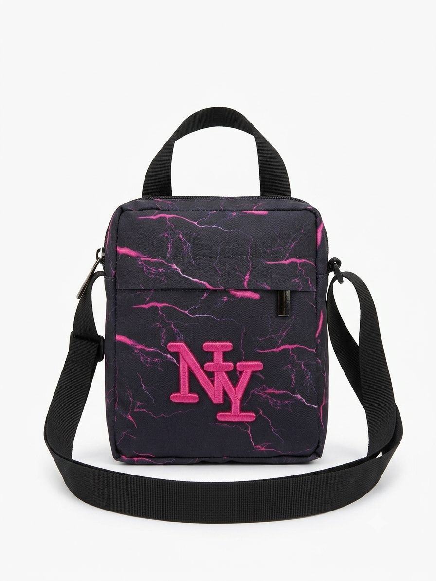 Wholesaler NY - Black and pink electric pouch