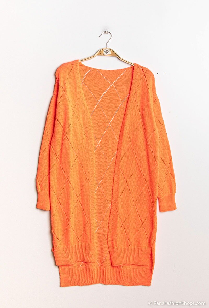 Chaleco - Rojo naranja - 1 - formato grande