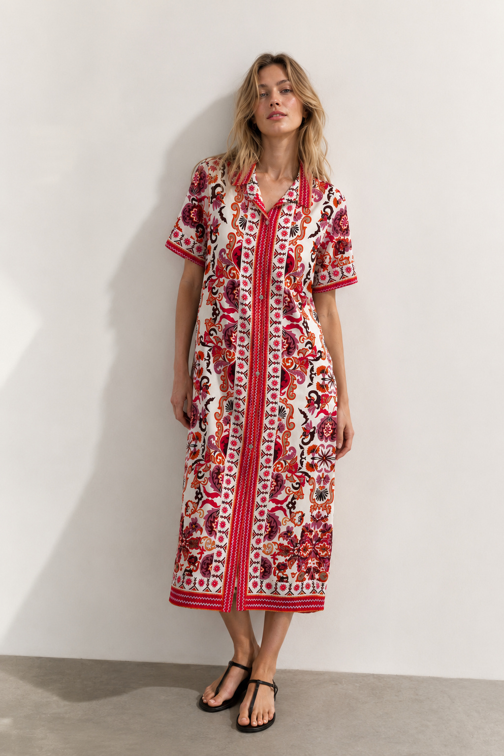 Mayorista O.TD - Vestido de mujer con estampado
