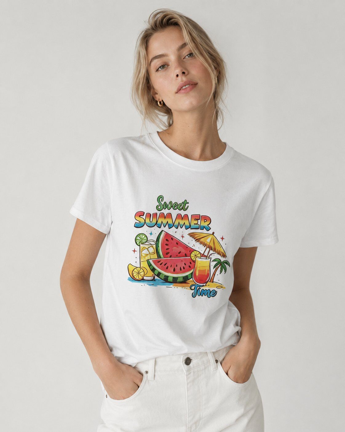 Wholesaler O.TD - Women's t-shirt with print