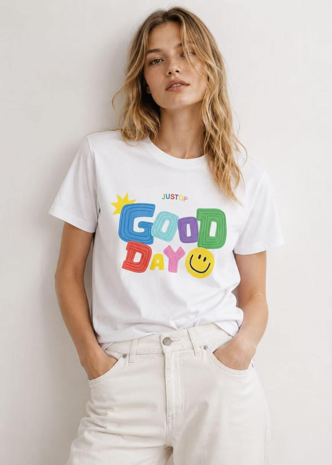 Wholesaler O.TD - T-shirt with goodday print