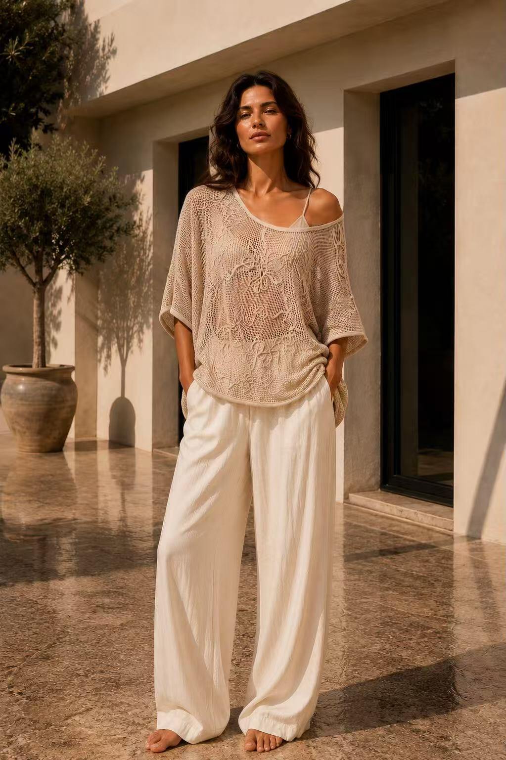 Wholesaler O.TD - Oversized perforated top