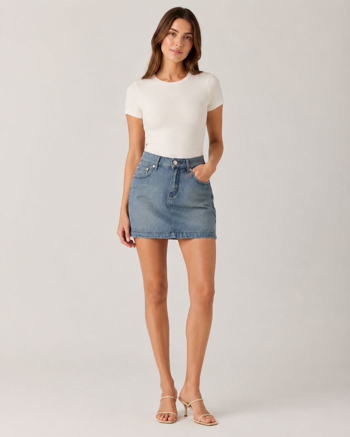 Wholesaler ONADO (Maison Onado) - Vintage mid-length skirt