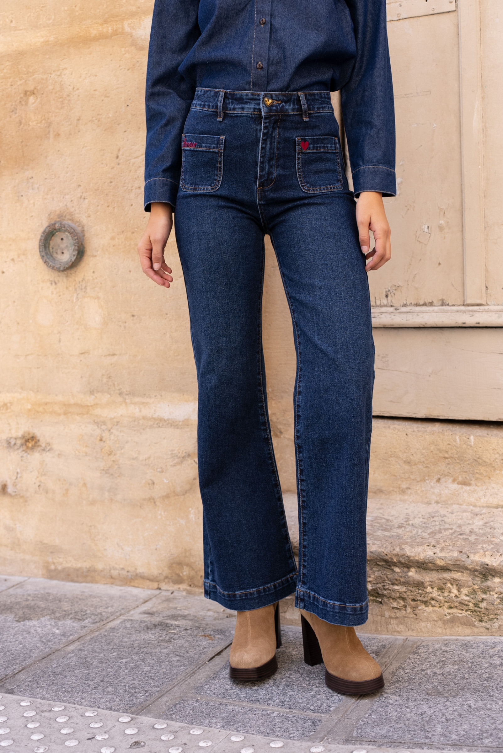 Grossiste ONADO (Maison Onado) - Pantalon Wide Leg