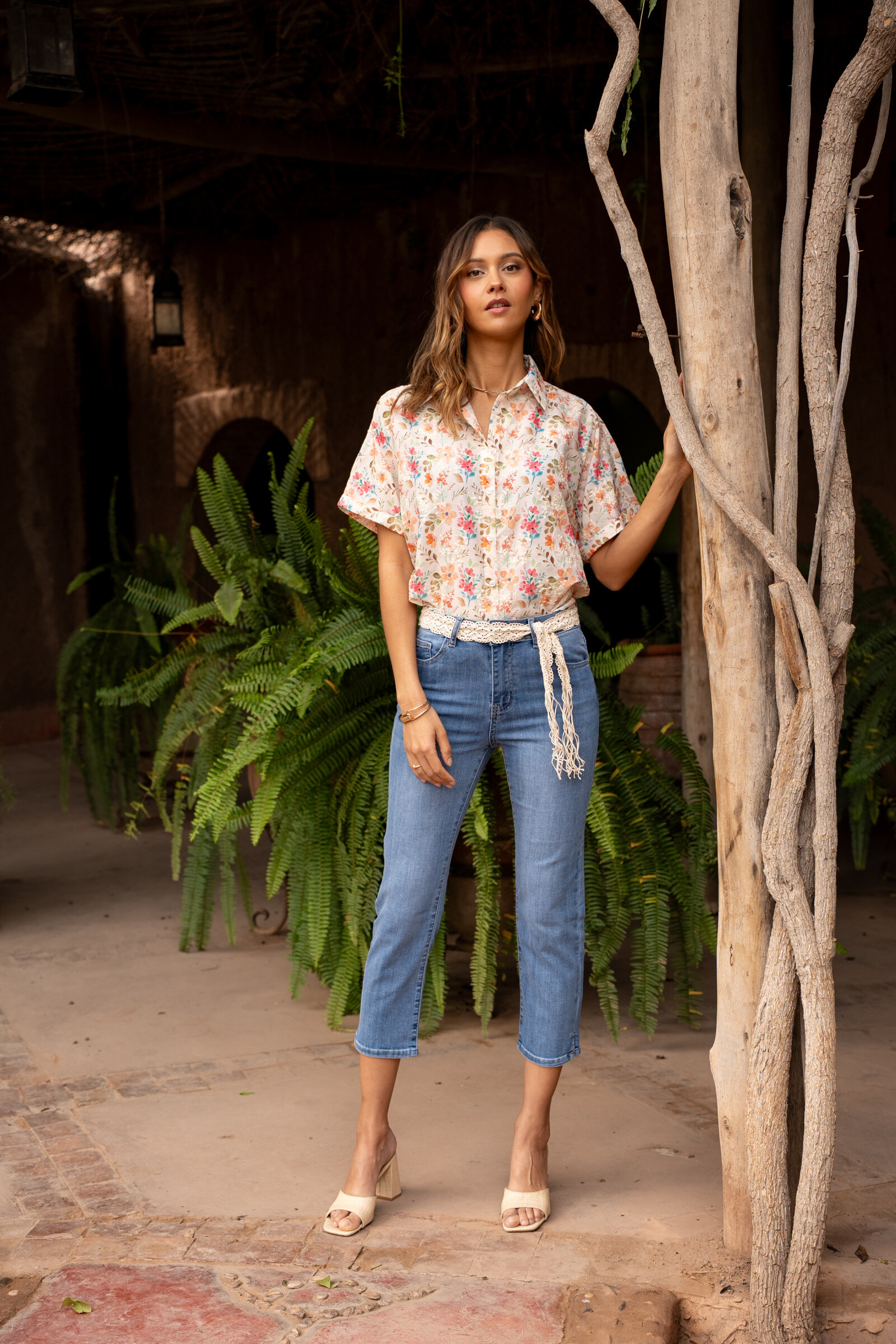Großhändler ONADO - Jeans aus hellem Denim