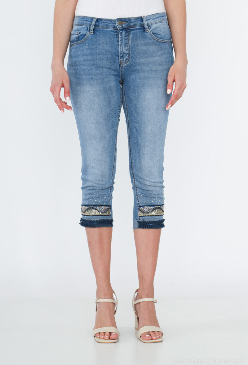 Grossiste ONADO - Pantacourt Jeans