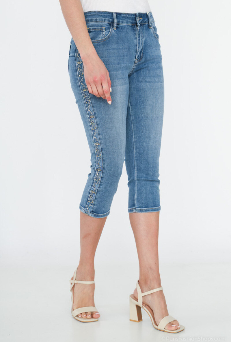 Grossiste ONADO - Pantacourt Jeans