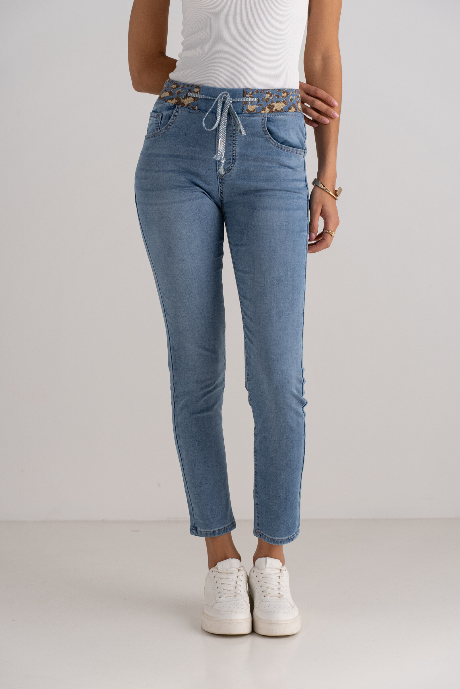 Großhändler ONADO - Jegging Comfort Elastic Leopard Band