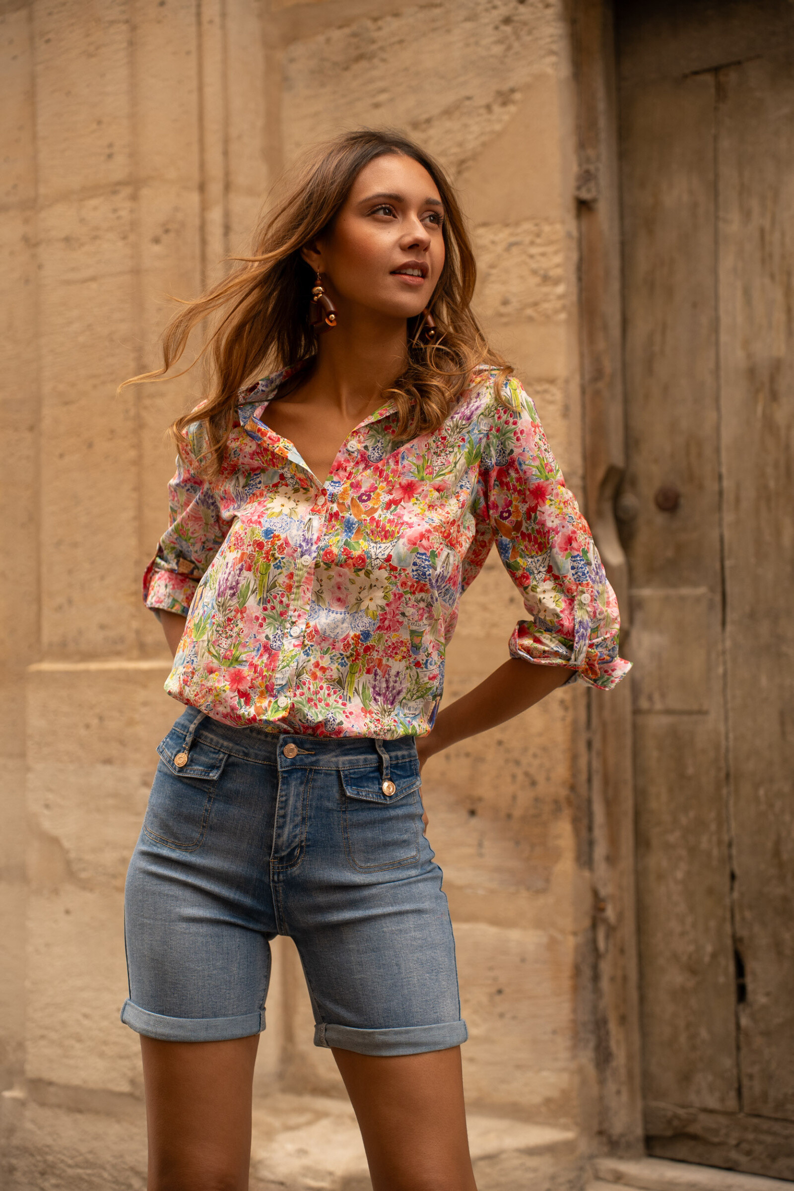 Grossiste ONADO - Short Poches Surpiquées