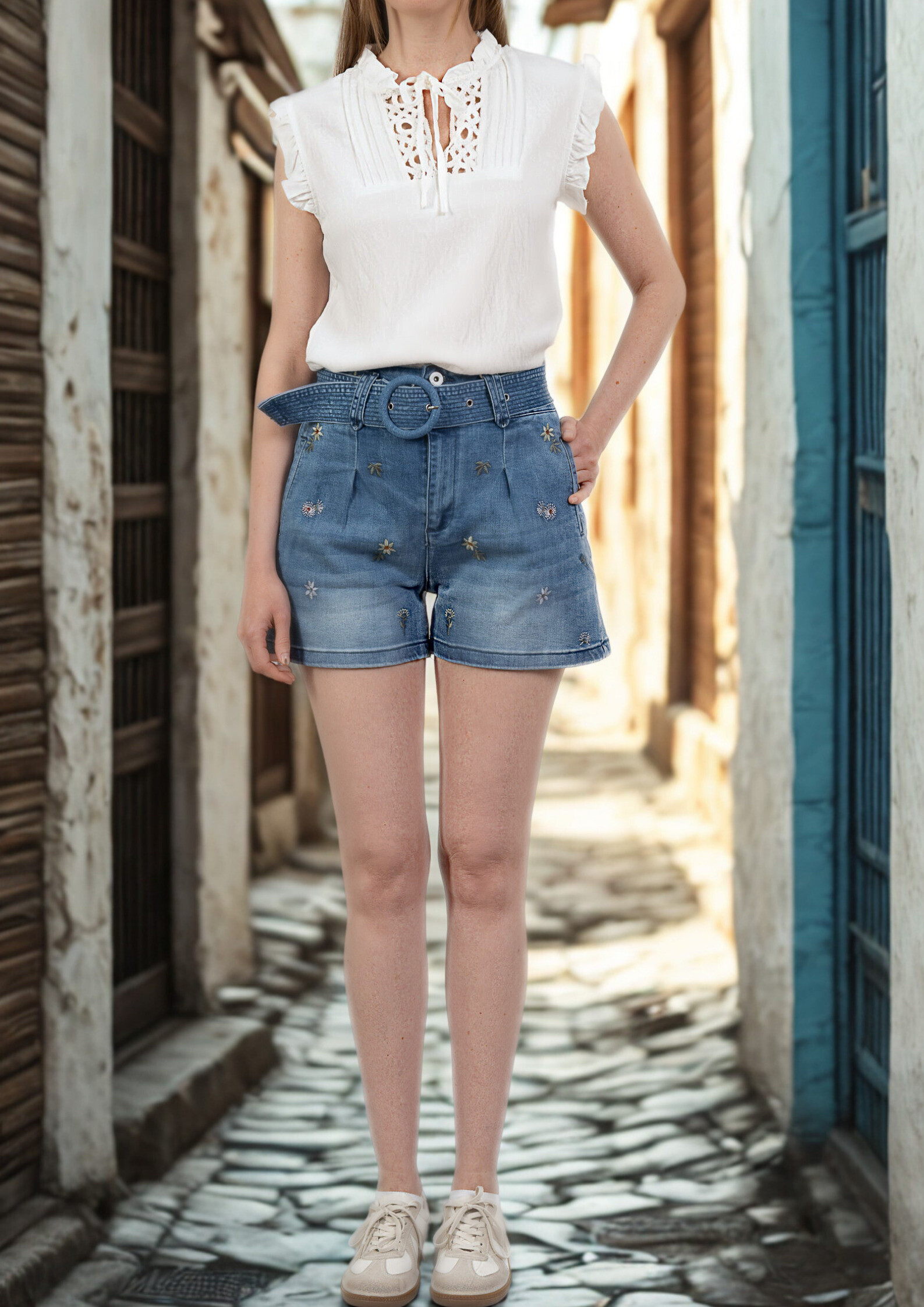 Großhändler ONADO - Liberty Stickshorts