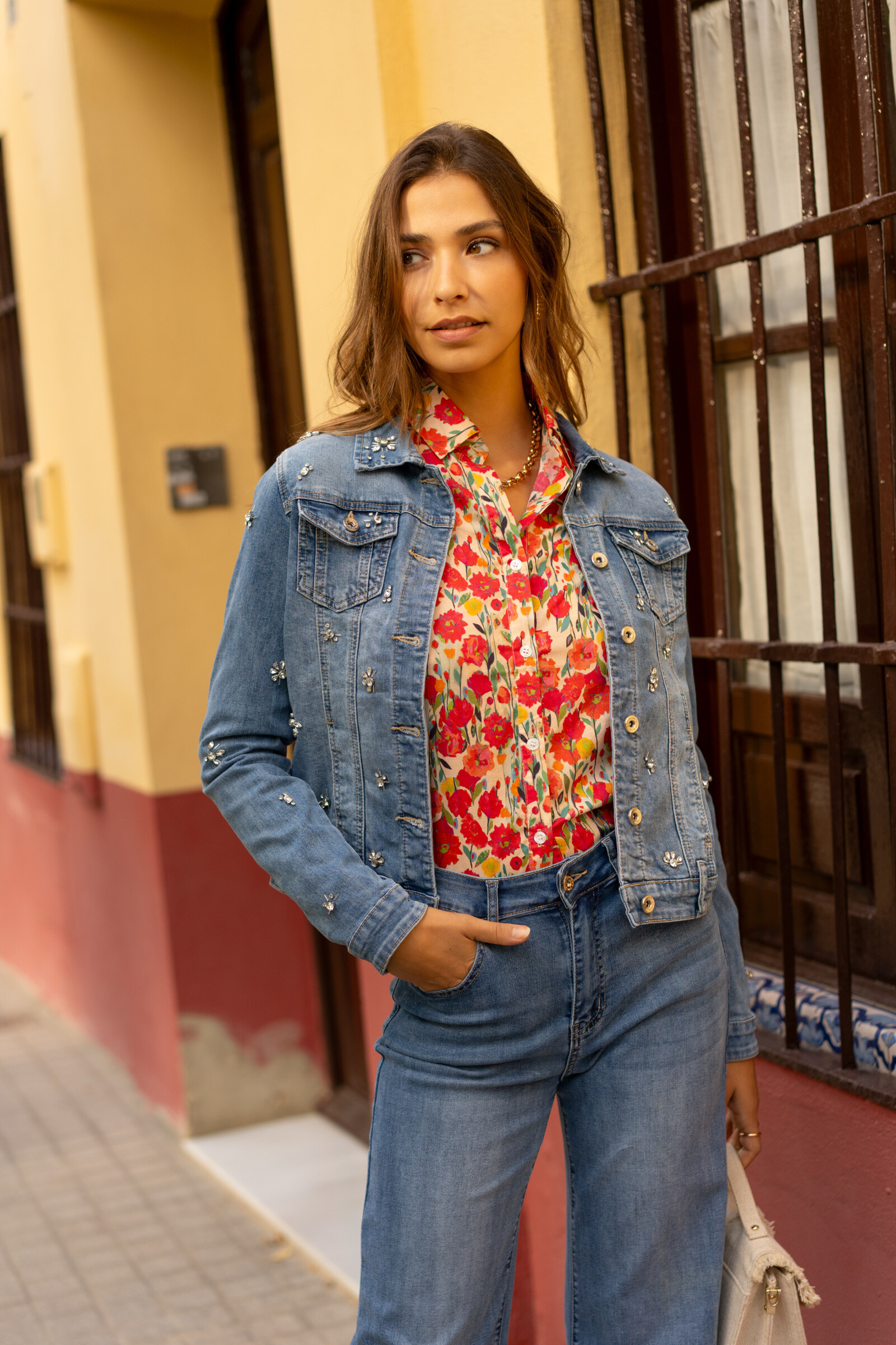 Wholesaler ONADO - Jackets with sewn diamonds