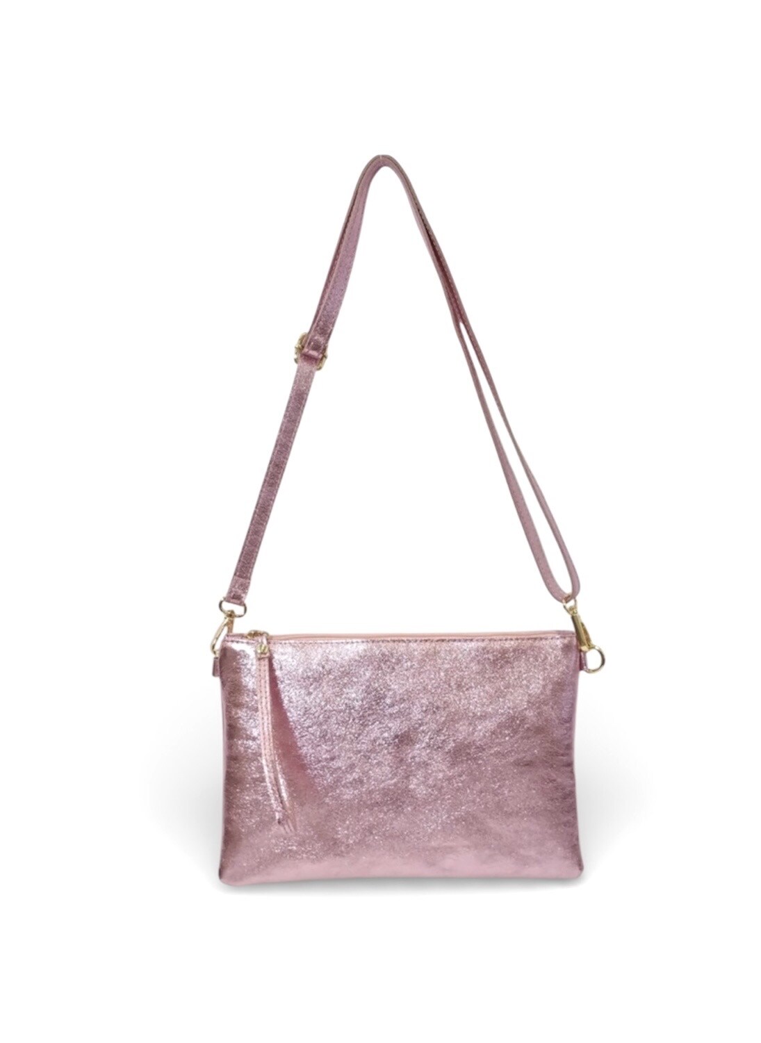 Wholesaler Onyxo - Shiny leather clutch