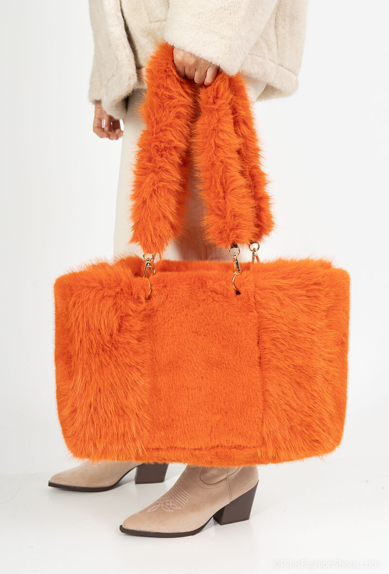 Wholesaler Onyxo - Faux fur shoulder bag