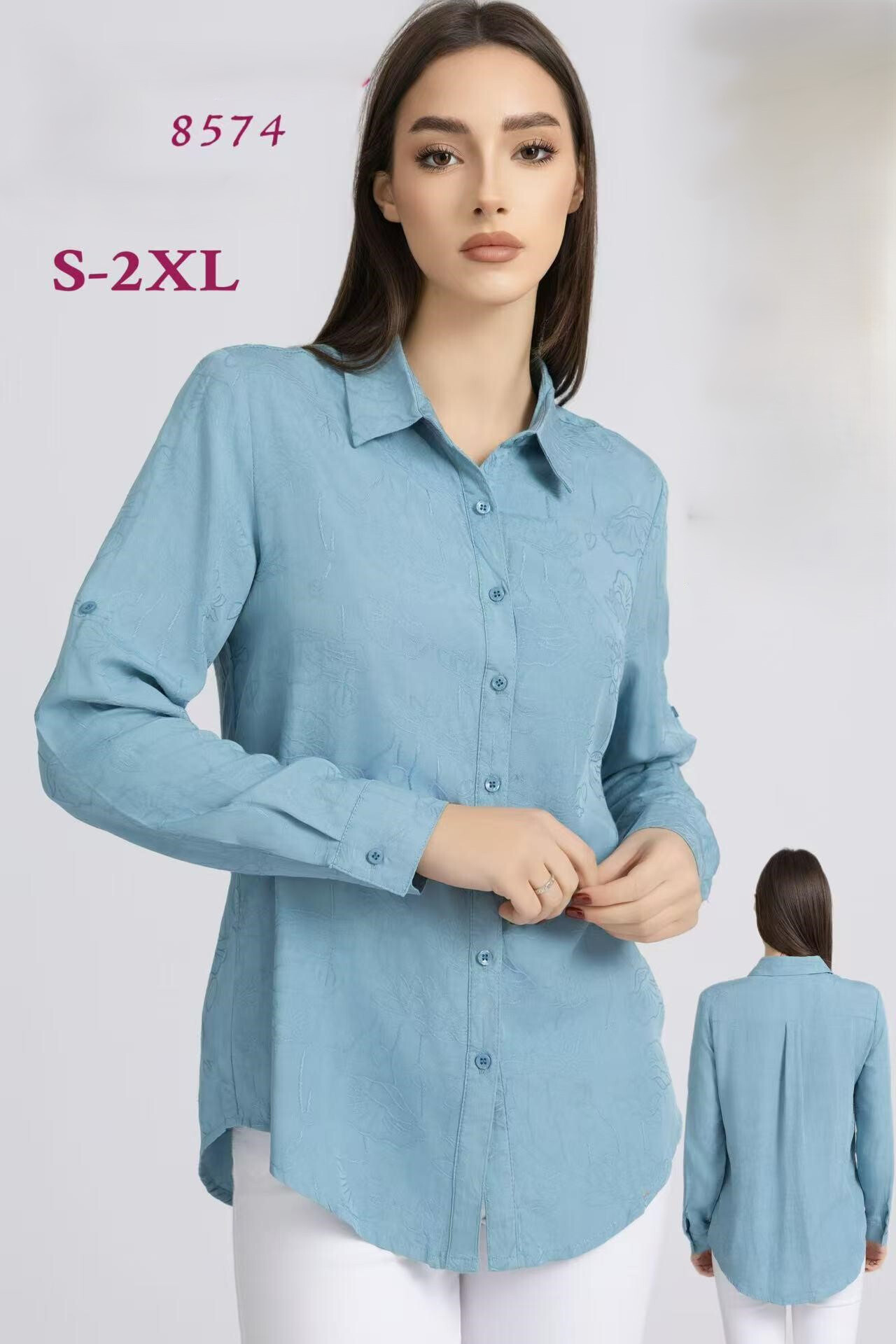 Wholesaler OOKA - Embroidered shirt