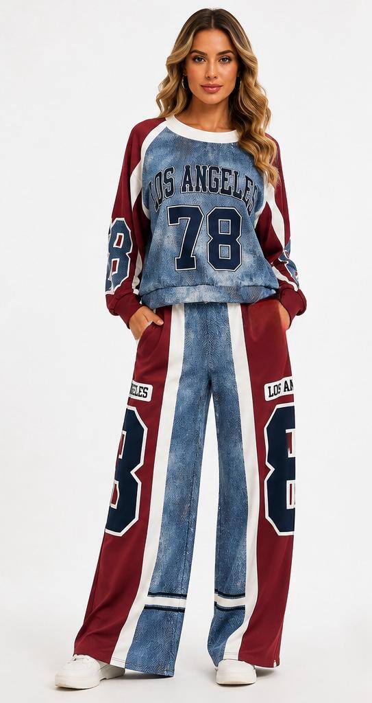 Grossiste OOKA - Ensemble streetwear inspiré du style américain