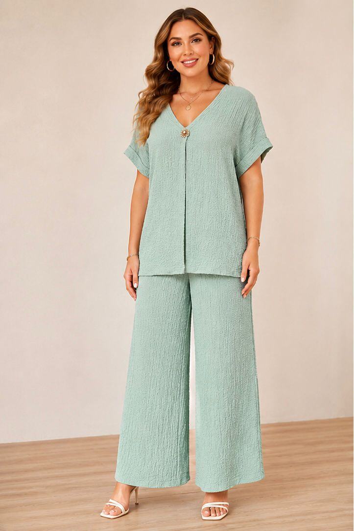 Wholesaler OOKA - Oversized Two-Piece Set - Casual Elegance