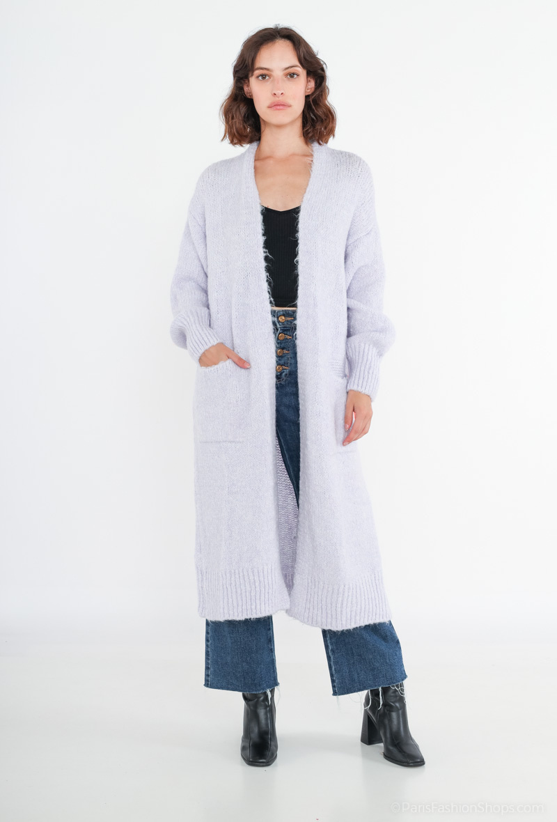 Mayorista OOKA - Chaleco largo de mohair