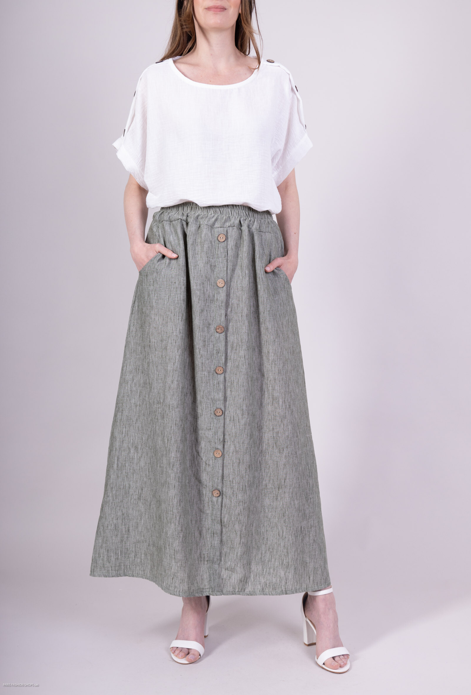 Wholesaler OOKA - Flax skirt