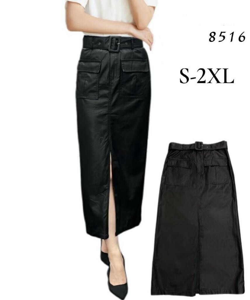 Wholesaler OOKA - Leather skirt