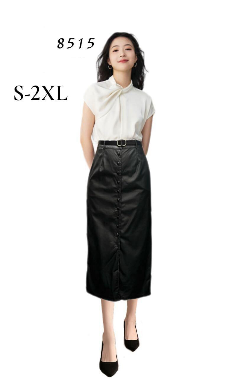 Wholesaler OOKA - Leather skirt